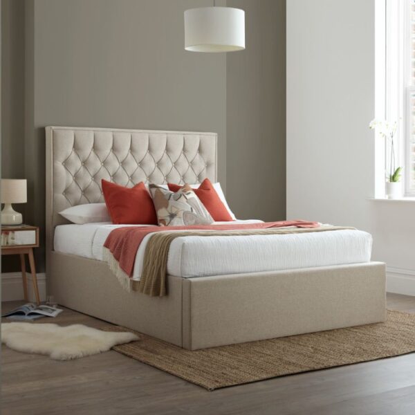 Luxury Ottoman Divan Bed with Gas Lift Storage