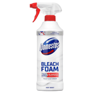 Domestos Mint Boost Bleach Foam Spray 450ml | Powerful Upside Down Cleaner