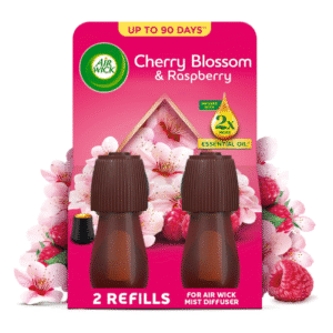 Air Wick Essential Mist Refill Twin Pack 20ml | Cherry Blossom & Raspberry